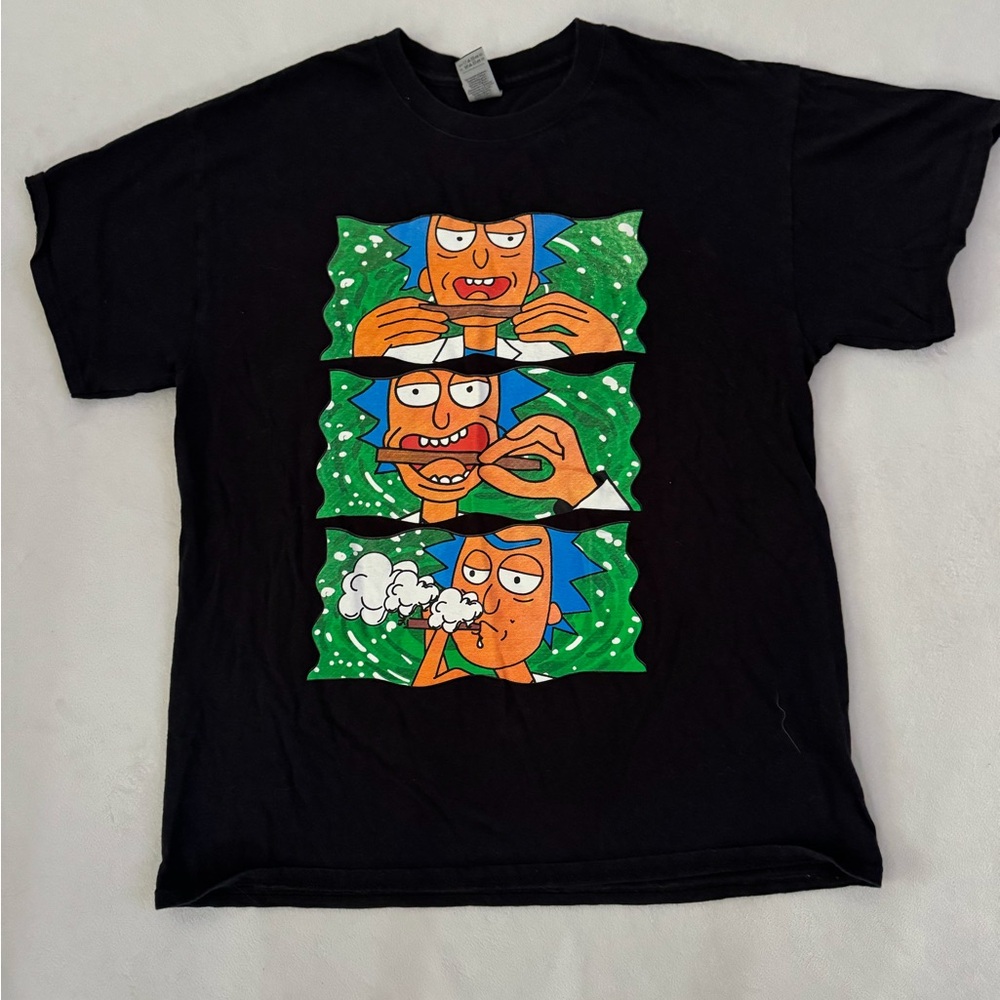 Rick Sanchez Smoking Shirt